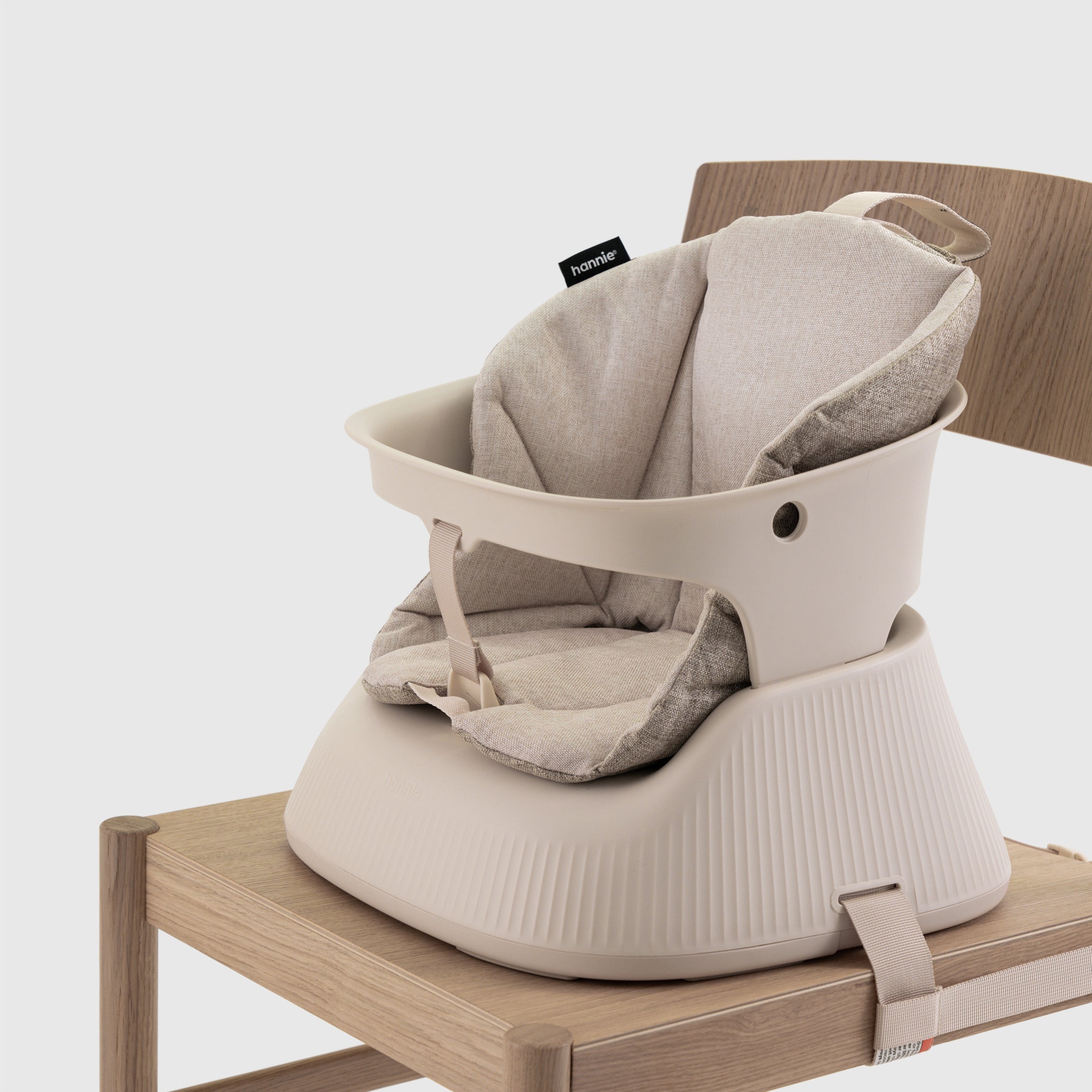 Premium Portable High Chair - White Sand | Hannie